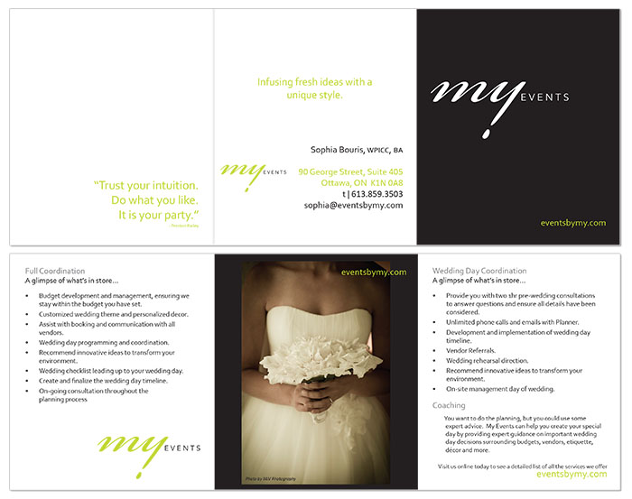 My Events Brochure